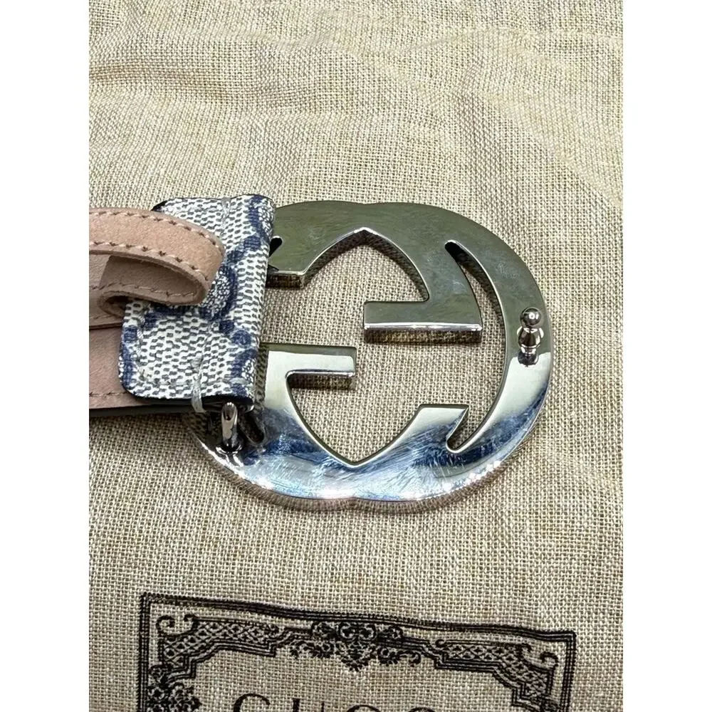Men's Gucci 110-44 GG Web Belt in Box SPB-JB 371654